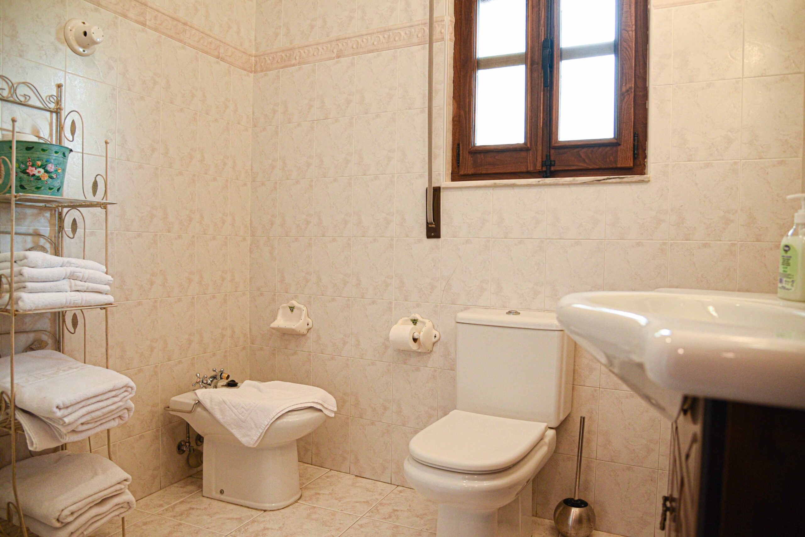 Baño de la casa rural