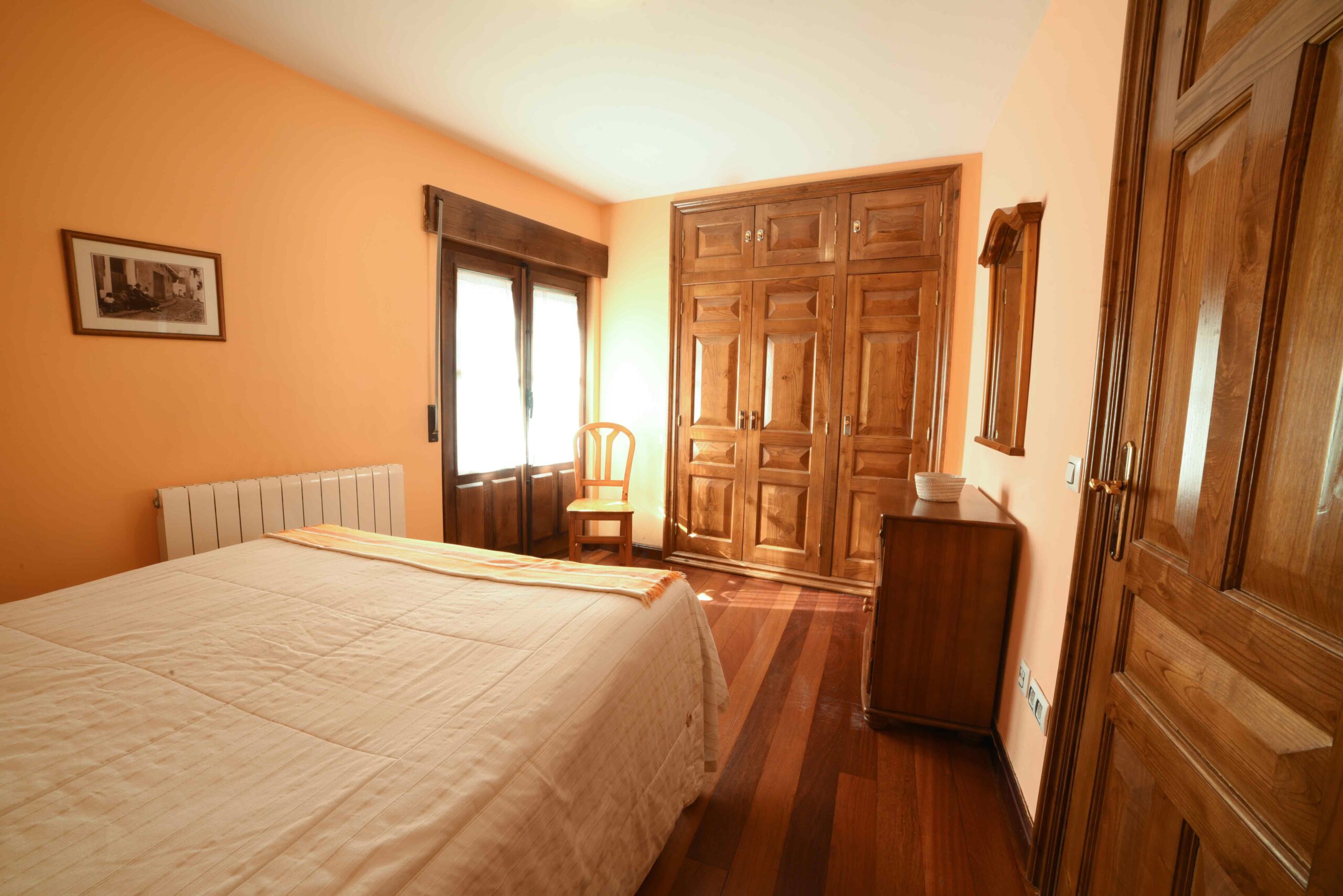 Dormitorio de la casa rural