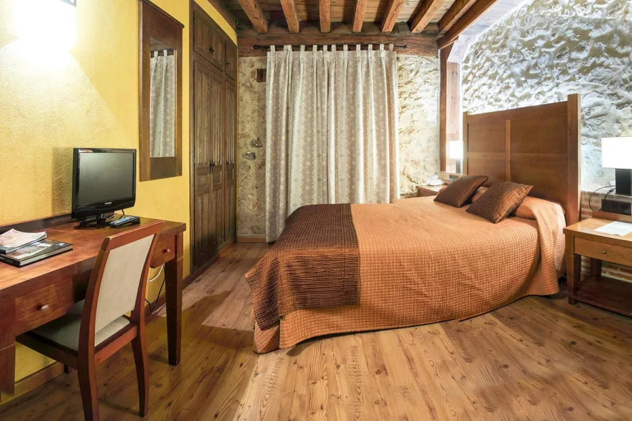 Dormitorio de la habitación 9 de Posada Real Los Templarios