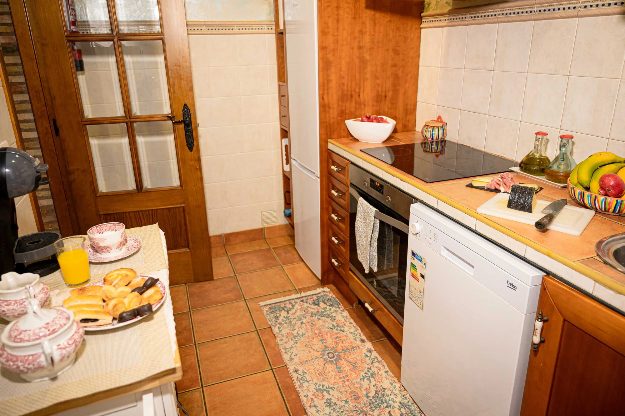 Cocina de la casa rural