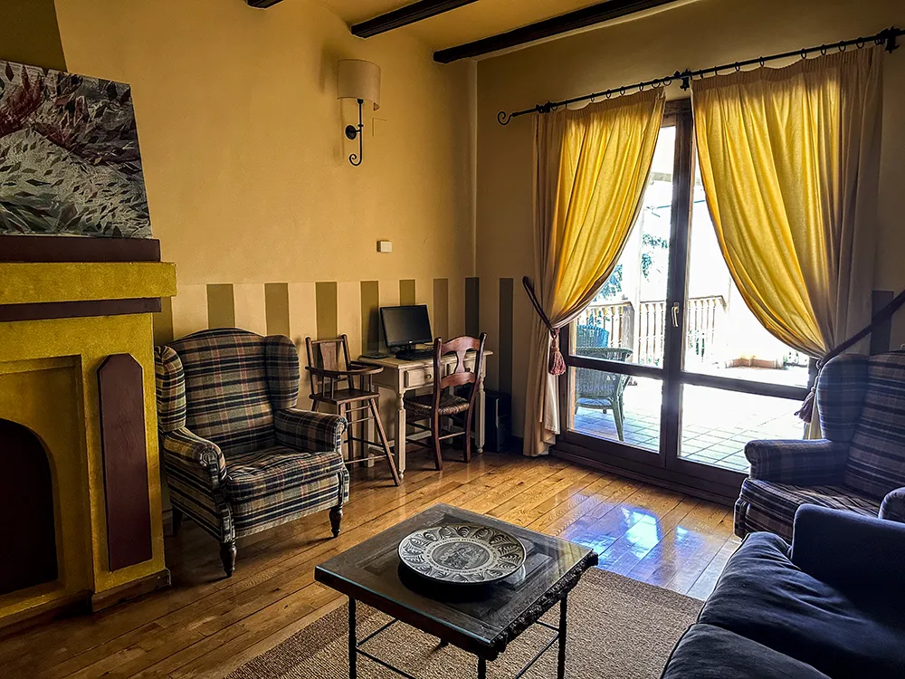 Zona de estar de una habitación