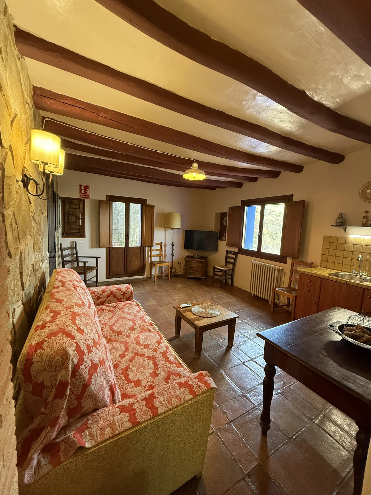 Apartamento Tierra: salón y cocina