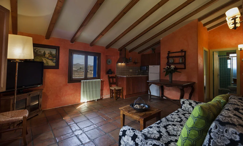 Apartamento Árbol: salón y cocina