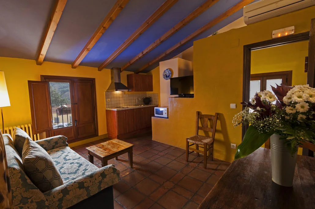 Apartamento Aire: salón y cocina